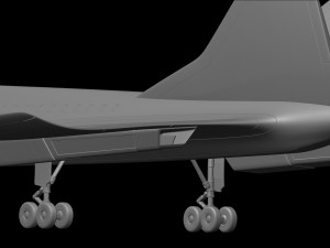 concorde prototype aircraft of the future model printing miniature assembly file stl for 3d printing 3D Print Model