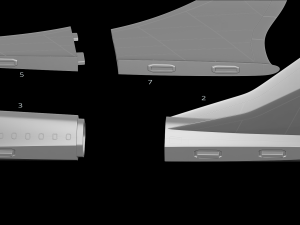 concorde prototype aircraft of the future model printing miniature assembly file stl for 3d printing 3D Print Model