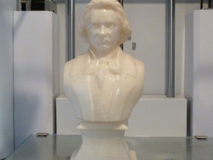 Ludwig van Beethoven Bust Model Printing Miniature Assembly File STL-OBJ for 3D Printer Model Cetak 3D