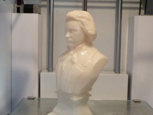 Ludwig van Beethoven Bust Model Printing Miniature Assembly File STL-OBJ for 3D Printer Model Cetak 3D
