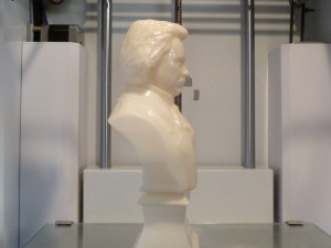 Ludwig van Beethoven Bust Model Printing Miniature Assembly File STL-OBJ for 3D Printer Model Cetak 3D