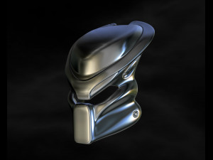 Predator Mask Jungle Hunter File STL OBJ for 3D Printing 3D Print Model