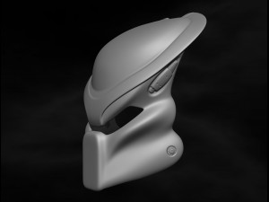 Predator Mask Jungle Hunter File STL OBJ for 3D Printing 3D Print Model