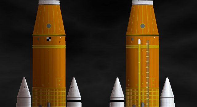 Fichier 3D Le système de lancement spatial (SLS) : La fusée lunaire Artemis  I de la NASA avec sa plate-forme. Fichier STL-OBJ pour imprimante 3D  🏛️・Design pour imprimante 3D à télécharger・Cults