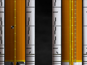 The Space Launch System SLS NASAs Artemis I Moon Rocket with platform File STL-OBJ for 3D Print 3D प्रिंट मॉडल