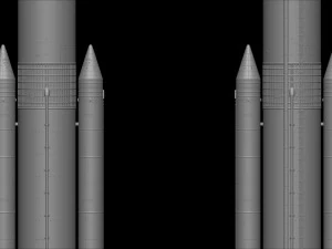 The Space Launch System SLS NASAs Artemis I Moon Rocket with platform File STL-OBJ for 3D Print 3D Print Model