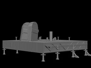 The Space Launch System SLS NASAs Artemis I Moon Rocket with platform File STL-OBJ for 3D Print 3D Print Model