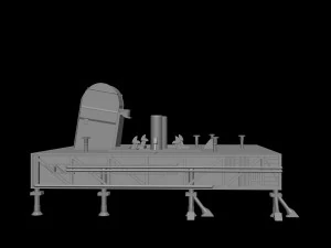 The Space Launch System SLS NASAs Artemis I Moon Rocket with platform File STL-OBJ for 3D Print 3D Print Model