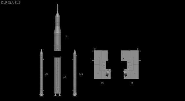 The Space Launch System SLS NASAs Artemis I Moon Rocket with platform