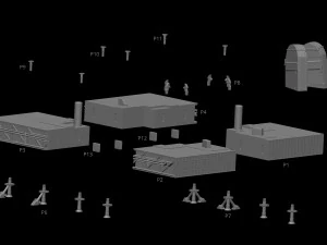 The Space Launch System SLS NASAs Artemis I Moon Rocket with platform File STL-OBJ for 3D Print 3D Print Model