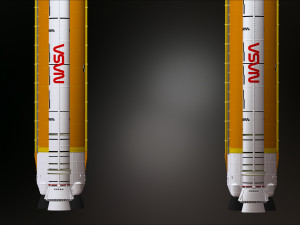 Artemis 1 The Space Launch System SLS NASAs Moon Rocket take off lamp and pedestal File STL-OB 3D Print Model