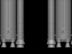 Artemis 1 Il sistema di lancio spaziale SLS Il razzo lunare della NASA decolla con lampada e piedistallo File STL-OB Modello di stampa 3D