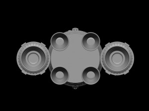 Artemis 1 The Space Launch System SLS NASAs Moon Rocket take off lamp and pedestal File STL-OB 3D Print Model