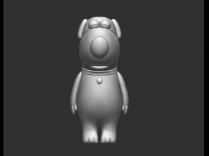 Brian Griffin Family guy File STL Free 3D print model 3D Print Model
