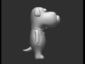 Brian Griffin Family guy File STL Free 3D print model 3D Принт Модель