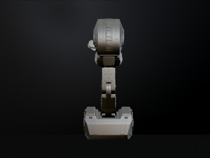 Predator Shoulder Cannon plasma Two Size File STL OBJ for 3D Printing Model Printing Miniature 3D प्रिंट मॉडल