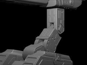 Predator Shoulder Cannon plasma Two Size File STL OBJ for 3D Printing Model Printing Miniature 3D प्रिंट मॉडल