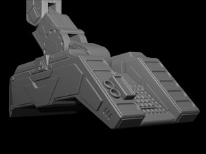 Predator Shoulder Cannon plasma Two Size File STL OBJ for 3D Printing Model Printing Miniature 3D प्रिंट मॉडल
