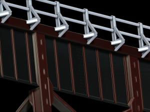Model bridge H0 scale trains reproduction of the Polvorilla viaduct of the Tren a las Nubes railw 3D Print Model
