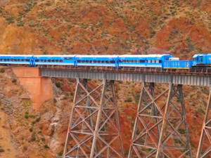 Model bridge H0 scale trains reproduction of the Polvorilla viaduct of the Tren a las Nubes railw 3D Print Model