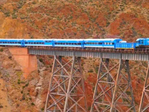 Model bridge H0 scale trains reproduction of the Polvorilla viaduct of the Tren a las Nubes railw 3D Print Model