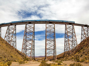 Model bridge H0 scale trains reproduction of the Polvorilla viaduct of the Tren a las Nubes railw 3D Print Model
