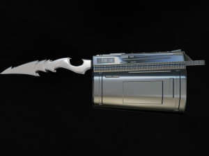 Predator Gauntlet Forearm Right two versions File STL-OBJ for 3D printer 3Dプリントモデル
