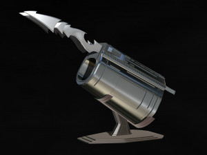 Predator Gauntlet Forearm Right two versions File STL-OBJ for 3D printer 3Dプリントモデル