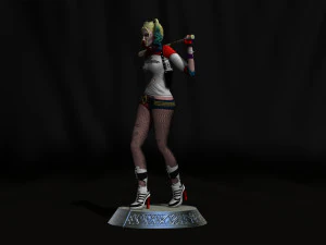 Harley Quinn Suicide Squad file STL-OBJ For 3D printer 3D Model