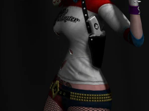 Harley Quinn Suicide Squad file STL-OBJ For 3D printer 3D Model