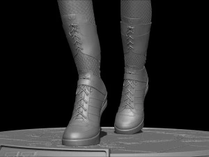 Harley Quinn Suicide Squad file STL-OBJ For 3D printer 3D Model