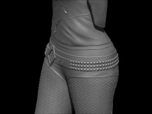 Harley Quinn Suicide Squad file STL-OBJ For 3D printer 3D Model