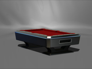Modern Pool table complete with accessories 15 scale Printing Miniature Assembly File S 3Dプリントモデル