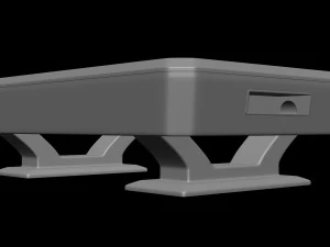 Modern Pool table complete with accessories 15 scale Printing Miniature Assembly File S 3D Print Model