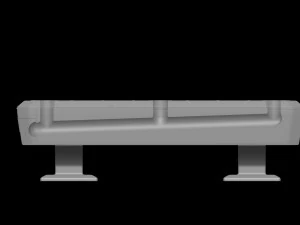 Modern Pool table complete with accessories 15 scale Printing Miniature Assembly File S 3D Print Model