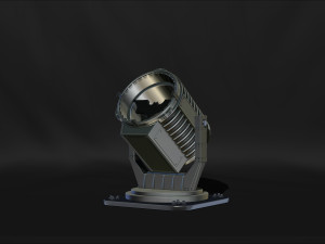 Batman Signal Searchlight Lamp Miniature Assembly File STL-OBJ for 3D Printing 3D प्रिंट मॉडल