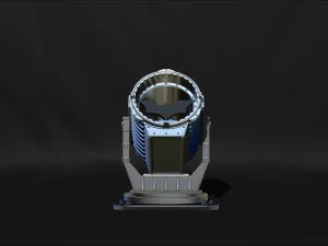 Batman Signal Searchlight Lamp Miniature Assembly File STL-OBJ for 3D Printing 3D Print Model