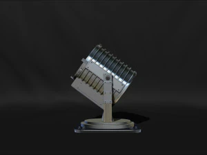 Batman Signal Searchlight Lamp Miniature Assembly File STL-OBJ for 3D Printing 3D Print Model
