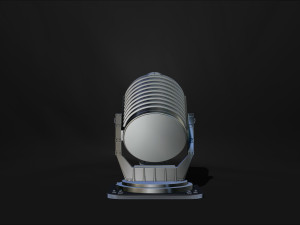 Batman Signal Searchlight Lamp Miniature Assembly File STL-OBJ for 3D Printing 3D प्रिंट मॉडल