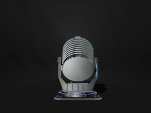 Batman Signal Searchlight Lamp Miniature Assembly File STL-OBJ for 3D Printing 3D Print Model