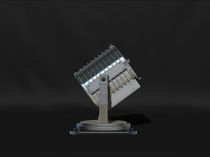 Batman Signal Searchlight Lamp Miniature Assembly File STL-OBJ for 3D Printing 3D प्रिंट मॉडल