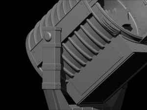 Batman Signal Searchlight Lamp Miniature Assembly File STL-OBJ for 3D Printing 3D Print Model