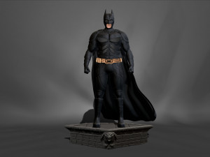 Batman the dark Knight Model Printing Miniature Assembly File STL OBJ MTL for 3D Printing 3D Print Model