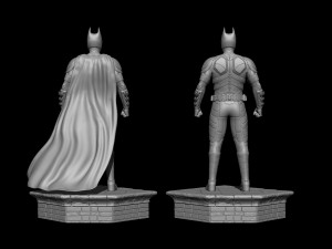 Batman the dark Knight Model Printing Miniature Assembly File STL OBJ MTL for 3D Printing 3D 프린트 모델