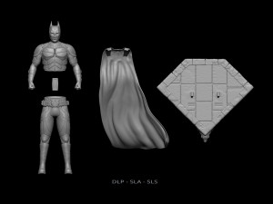 Batman the dark Knight Model Printing Miniature Assembly File STL OBJ MTL for 3D Printing 3D 프린트 모델