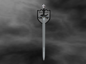 Sword Game of Thrones Jon Snow two size 120 cm 47 Inch for FDM File STL for 3D Printer 3D Model