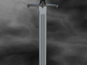 Sword Game of Thrones Jon Snow two size 120 cm 47 Inch for FDM File STL for 3D Printer 3D Model