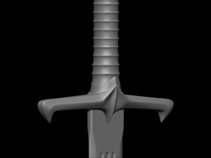 Sword Game of Thrones Jon Snow two size 120 cm 47 Inch for FDM File STL for 3D Printer 3D Model