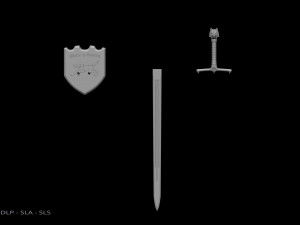 Sword Game of Thrones Jon Snow two size 120 cm 47 Inch for FDM File STL for 3D Printer 3D Model