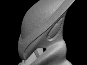 Predator Mask 1987 Jungle Hunter File STL OBJ for 3D Printing 3D Print Model